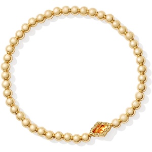 image:imageKendra Scott Abbie Beaded Stretch Brass Bracelet Fashion Jewelry for WomenGOLD  MARBLED AMBER ILLUSION