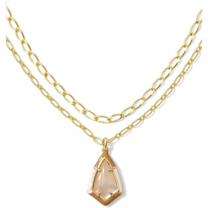image:imageKendra Scott Camry Enamel Framed Mlt Necklace Fashion Jewelry for WomenGOLD  NATURAL MOTHER OF PEARL
