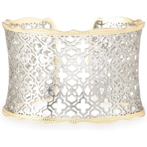 image:imageKendra Scott Candice Cuff Bracelet for WomenGOLD  RHODIUM METAL