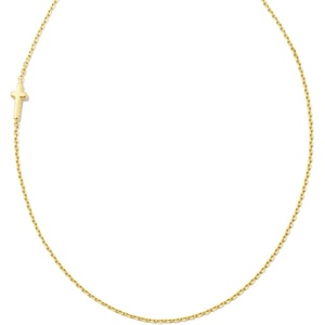 image:imageKendra Scott Cross Inline Necklace 18k Gold Vermeil DemiFine Jewelry for Women