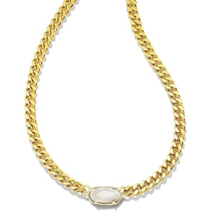 image:imageKendra Scott Elisa 18k Gold Vermeil Curb Chain Necklace Fine Jewelry for Women
