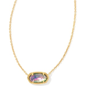 image:imageKendra Scott Elisa Pendant Necklace for Women Fashion Jewelry 14k GoldPlatedGold Lilac Abalone