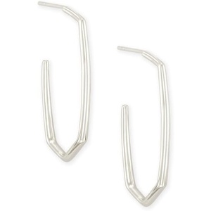 image:imageKendra Scott Ellen Hoop Earrings in Sterling Silver Fine Jewelry for Women