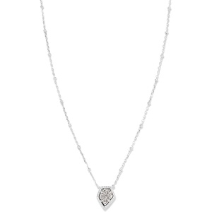 image:imageKendra Scott Framed Tess Satellite Pendant Necklace Fashion Jewelry for WomenRHODIUM  PLATINUM DRUSY