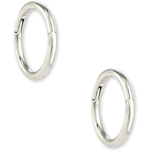 image:imageKendra Scott Gina Seamless Huggie Earrings Fine Jewelry for Women14K WHITE GOLD