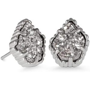 image:imageKendra Scott Tessa Stud Earrings for Women Fashion JewelryRhodium Platinum Drusy