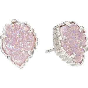 image:imageKendra Scott Tessa Stud Earrings for Women Fashion JewelryRhodiumIridescent Drusy